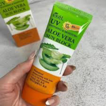 Ekel] UV Soothing  Moisture Aloe Vera Sun Block SPF 50 PA+++ 70ml/ soothing