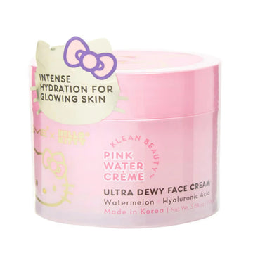 The Creme Shop, Klean Beauty Hello Kitty Ultra-Dewy Facial Moisturizer Cream for All Skin Types, 3.88 oz