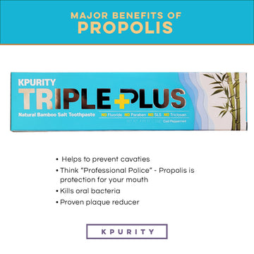 Triple Plus Premium Natural Bamboo Salt Toothpaste 133g