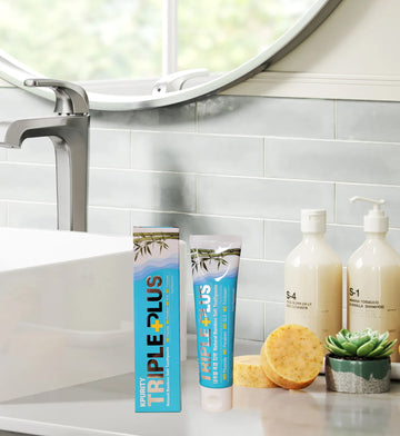 Triple Plus Premium Natural Bamboo Salt Toothpaste 133g