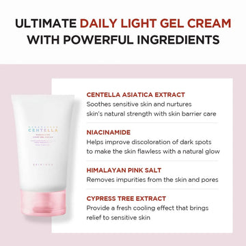SKIN1004 Madagascar Centella Pore Care Set – Deep Cleansing Foam (125ml) & Poremizing Light Gel Cream (75ml) | Korean Skincare Duo for Smooth, Refreshed-Looking Skin