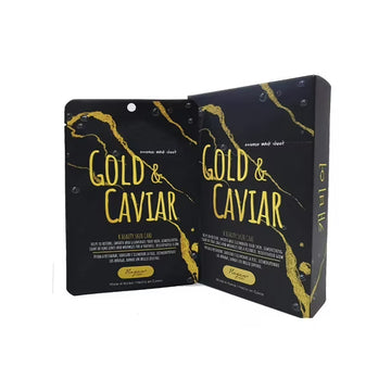 10 packs of Hayan K- Beauty Sheet Mask Gold  Caviar (골드 앤 캐비어)
