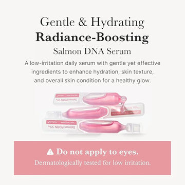 Medicube Salmon DNA PDRN Pink One Day Serum, Hydrating Radiance Ampoule, Korean Skincare, 0.05 fl oz x 10, Pack of 10/ 메디큐브 살몬 DNA PDRN 핑크 원데이 세럼, 촉촉한 광채 앰플