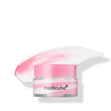 Medicube Pink Glow Skincare Set with Microfiber Hand Brush – Salmon Extract Complex, Radiance & Hydration, 4-Piece Set