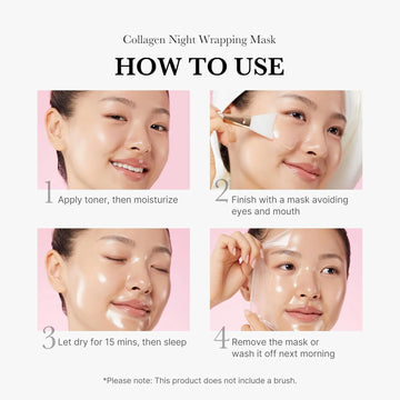 Medicube Collagen Night Mask & Jelly Cream Duo – Collagen Extract Blend, Hydrating Jelly Texture, 2-Piece Set