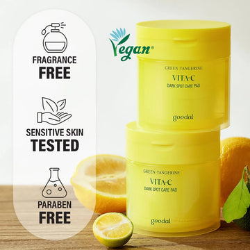 GOODAL Green Tangerine Vita C Dark Spot Care Pad 70 Pads