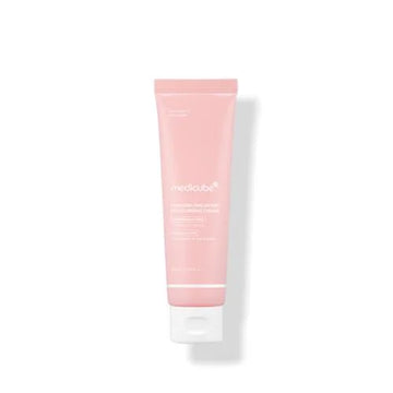 Medicube Pink Glow Skincare Set with Microfiber Hand Brush – Salmon Extract Complex, Radiance & Hydration, 4-Piece Set