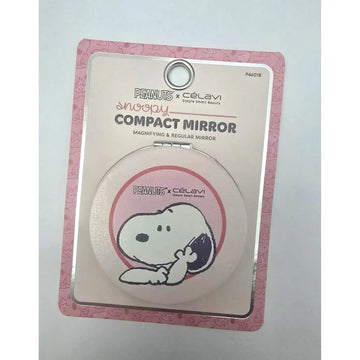 Celavi X Peanuts Snoopy Compact Mirror PINK