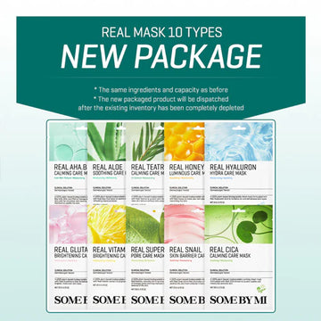 [SOMEBYMI] Real Care Sheet Mask (10 types)