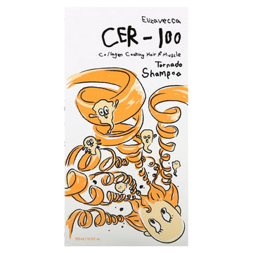 Elizavecca Cer-100 Collagen Coating Hair A+ Muscle Hell Tornado Shampoo - 16.9 oz