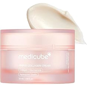 medicube PDRN Collagen Cream Mask | Firming & Hydrating Korean Face Mask | Collagen Moisture Care for Smooth, Glowing Skin