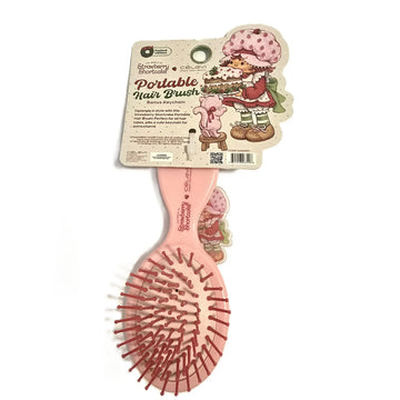 Celavi X Strawberry Shortcake Smoothing Mini Brush W Keychain PINK