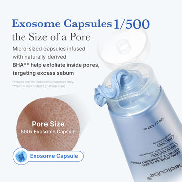 Medicube Zero Pore Capsule Cleansing Foam Facial Cleanser, Daily Gentle Pore & Blackhead Care with AHA + BHA + PHA, Korean Skincare, 4.23 oz