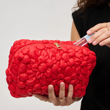 Flora Pop Nylon Cosmetic Pouch
