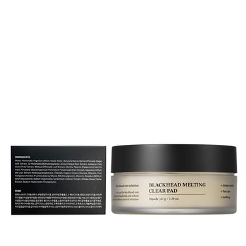 SUNGBOON EDITOR Blackhead Melting Clear Pad 65g(30 counts) | Blackhead Remover Pad, Pore Minimizing | Deep Cleansing & Pore Unclogging | Clears Blackhaed| Korean Skincare | Stocking Stuffers for Women