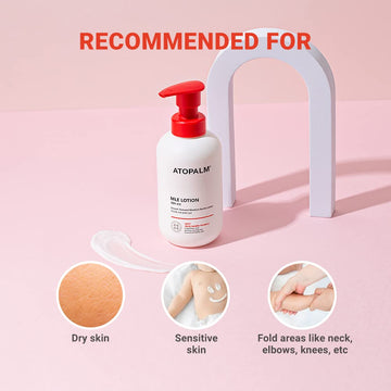ATOPALM | MLE Lotion | Body Lotion for Extremely Dry Skin | Long-Lasting Hydration with Ceramide | Baby Moisturizer | Skin Barrier & Redness Relief | Body Cream for Sensitive Skin | 4.05 fl oz (120ml)