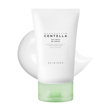 SKIN1004 Tea-Trica B5 Cream 2.54 fl.oz, 75ml, Korean Face Gel Moisturiser with Panthenol B5, Cream with Tea Tree & Madagascar Centella, Cica Soothing & Hydrating Face Moisturizer, Korean Skin Care