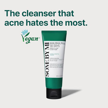 Some By Mi AHA, BHA, PHA 30 Days Miracle Acne Clear Foam, 100 ml