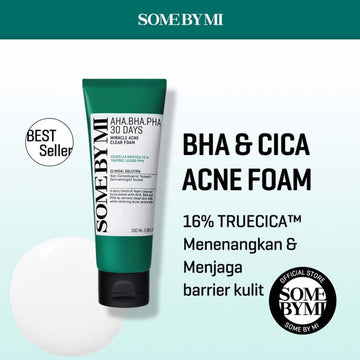 Some By Mi AHA, BHA, PHA 30 Days Miracle Acne Clear Foam, 100 ml