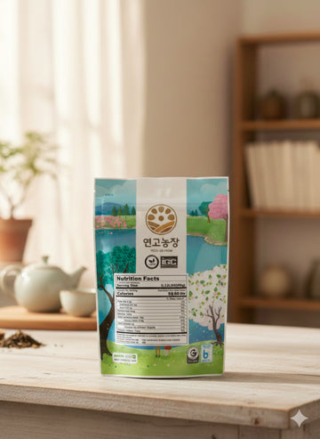 [YEON GO FARM]우엉차- 100%( 4 bags) - Korean Roasted Burdock Tea 1.76oz / 50g — Honestly Roasted, Premium Quality, Vegan Certified, Made in Korea