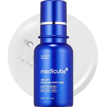Medicube Zero Pore Care Set – Daily Toner Pads 2.0 + Exosome Shot 2,000 PPM Spicule Facial Serum