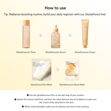 Abib Glow Collagen Mask Glutathione Film 4 Sheets