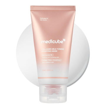 medicube Wrapping Mask Collagen Glazed Milky Glow Daytime Peel Off Mask