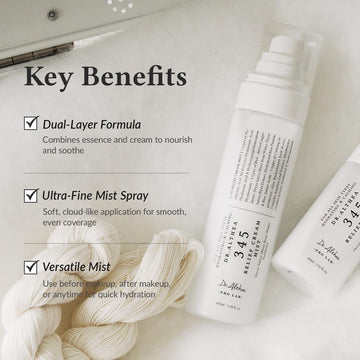Dr.Althea 345 Relief Cream Mist | Hydrating Facial Mist with Rice Extract | Soothing Care for Sensitive Skin | Vegan Korean Skincare, 100mL