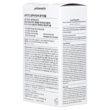Numbuzin No.5+ Vitamin Concentrated Serum - 1.01 oz
