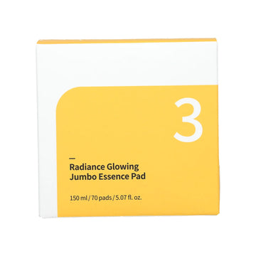 Numbuzin No.3 Radiance Glowing Jumbo Essence Pad (70 pads)