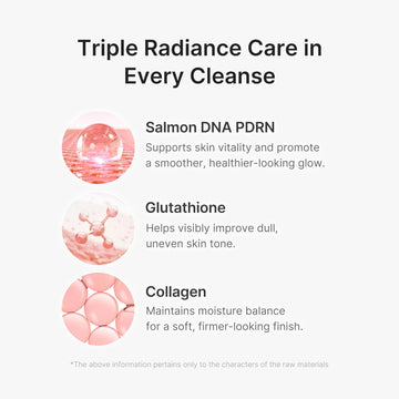 medicube Facial Cleanser PDRN Pink Glutathione Capsule Foam Cleanser | Daily Facial Cleanser for Pores - Uneven Skin Tone & Texture, Hydrating & Non-Stripping Face Wash, Korean Skincare, 4.23 oz