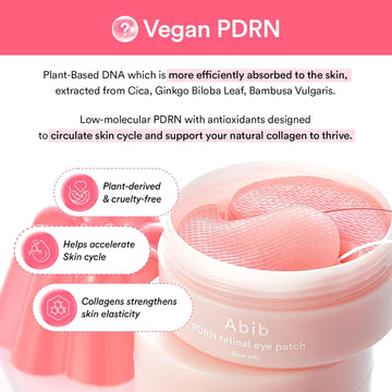 Abib Pink Me Up Pdrn 3 Step Glow Kit | Overnight Firming Jelly Mask, PDRN Retinal Eye patches, PDRN Lip Mask | Korean Skincare Set for Glass Skin, Gifts for Women