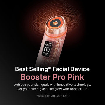 medicube Age-R Booster Pro Pink | 6-in-1 Real Glass Glow Beauty Massager | Looking Glass Skin | Korean Skin Care