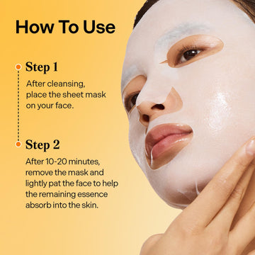 Torriden CELLMAZING Vita C Facial Mask (10 Sheets) | Radiance & Glow Boosting Korean Sheet Mask | Improving Overall Skin Tone | 5D Vitamin C + Niacinamide | Korean Face Mask