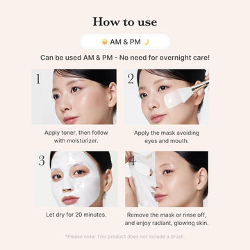 medicube Wrapping Mask Collagen Glazed Milky Glow Daytime Peel Off Mask