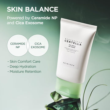 SKIN1004 Tea-Trica B5 Cream 2.54 fl.oz, 75ml, Korean Face Gel Moisturiser with Panthenol B5, Cream with Tea Tree & Madagascar Centella, Cica Soothing & Hydrating Face Moisturizer, Korean Skin Care