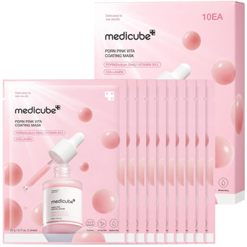 medicube PDRN Pink Vita Coating Mask (10ea)