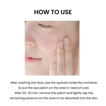 heimish   Bulgarian Rose Water Hydrogel Eye Patch 1.4g/0.05oz *60pcs
