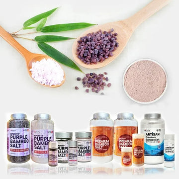 KPurity Minerals Roasted Purple Bamboo Salt, 45g Crystal