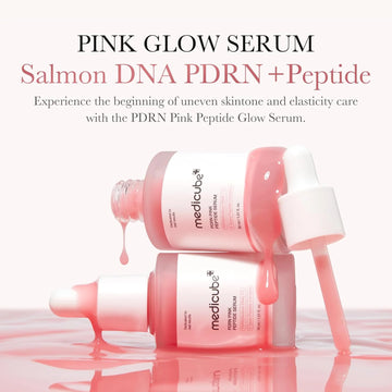 Medicube Intensive Moisture & Skin Plumping Set – Salmon DNA PDRN Pink Peptide Serum + One-Day Pink Drop Ampoule – Hydrating & Radiance Boosting Korean Skincare Duo