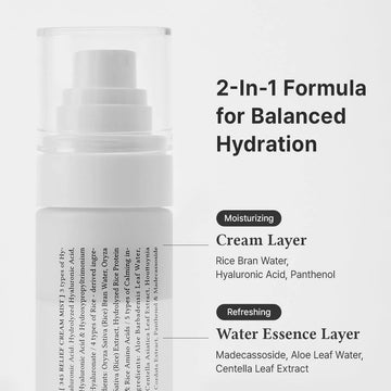 Dr. Althea 345 Relief Cream Mist, Hydrating Facial Mist with Rice Extract & Panthenol, Lightweight Moisturizing Spray for All Skin Types, 60ml / 2.02 fl oz