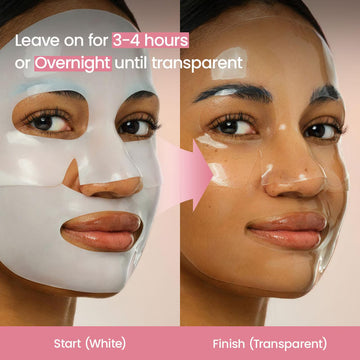 Biodance Bio-Collagen Real Deep Mask, Hydrating Overnight Hydrogel Facial Sheet Mask, 1.19 oz (34g) x 4 Sheets