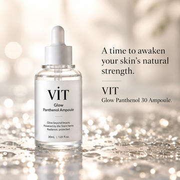VIT Panthenol 30 Ampoule – 30% Panthenol with Patented Herbal Complex, Intensive Hydration & Skin Barrier Care, 1.01 fl. oz. / 30 mL