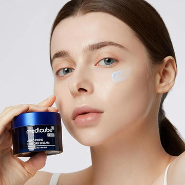 Medicube Zero Pore One-Day Cream, Lightweight Moisturizer for Smooth and Balanced Skin, Korean Skincare, 1.7 fl oz