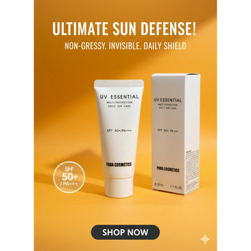 UV ESSENTIAL Multi-Protection Daily Sun Care SPF 50+ PA+++ | Lightweight Broad Spectrum Sunscreen | Para Cosmetics (50ml / 1.7 fl.oz.