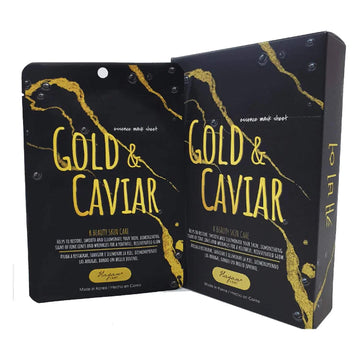 10 packs of Hayan K- Beauty Sheet Mask Gold  Caviar (골드 앤 캐비어)