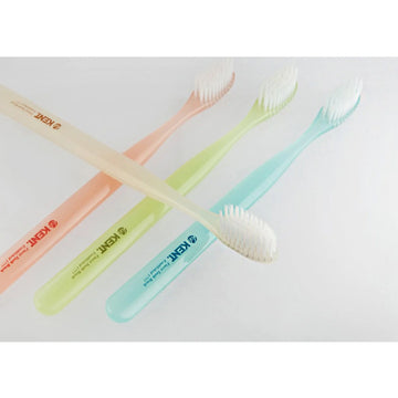 KENT Finest Soft Toothbrush 1 Box ( 6 piece) - Micro Thin Bristles, Anti-bacterial, BPA Free for Sensitive Gums and Teeth