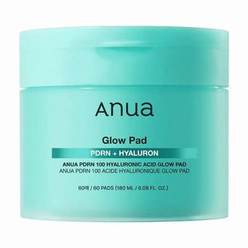Anua - PDRN 100 Hyaluronic Acid Glow Pads 60pcs (180ml)