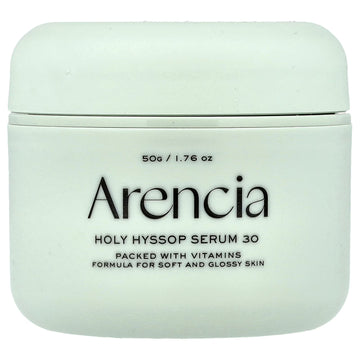 Arencia Holy Hyssop Serum 30, All Skin Types, 1.76 oz (50 g)