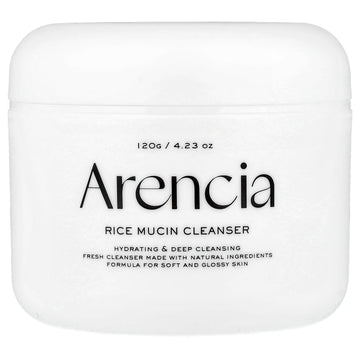 Arencia Rice Mucin Cleanser, 4.23 oz (120 g)
